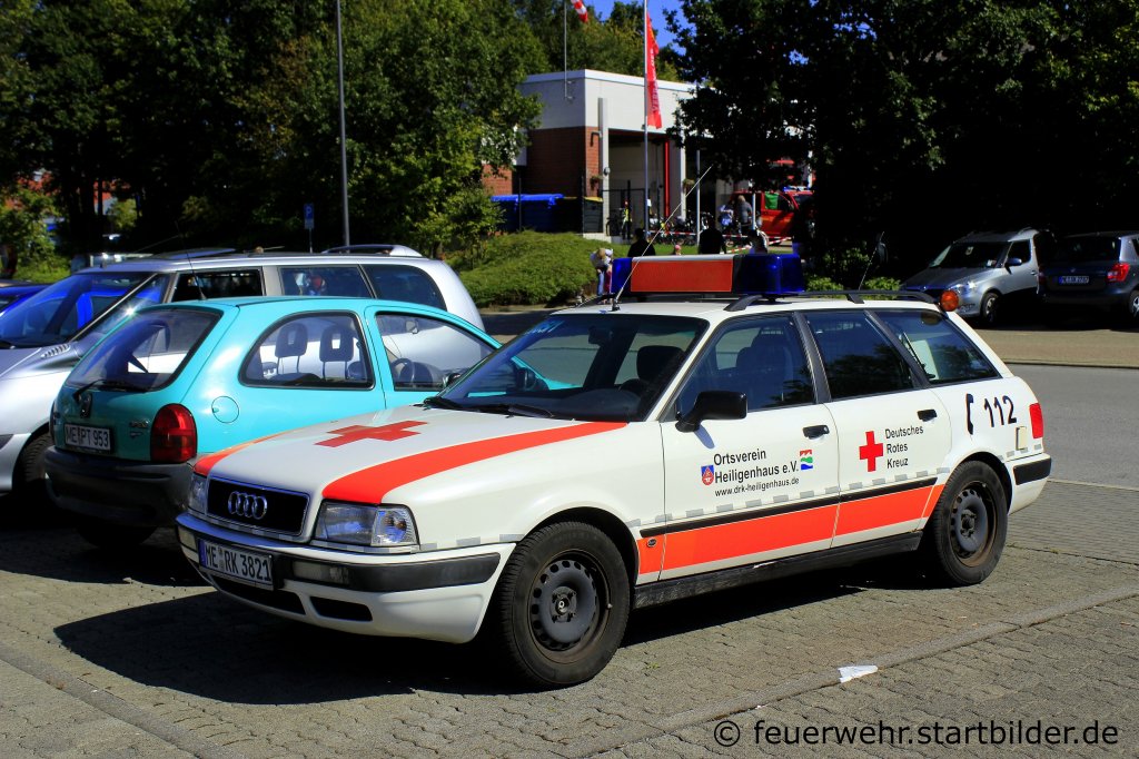 Fahrzeug des DRK OV Heiligenhaus.
Aufgenommen am 8.9.2012.