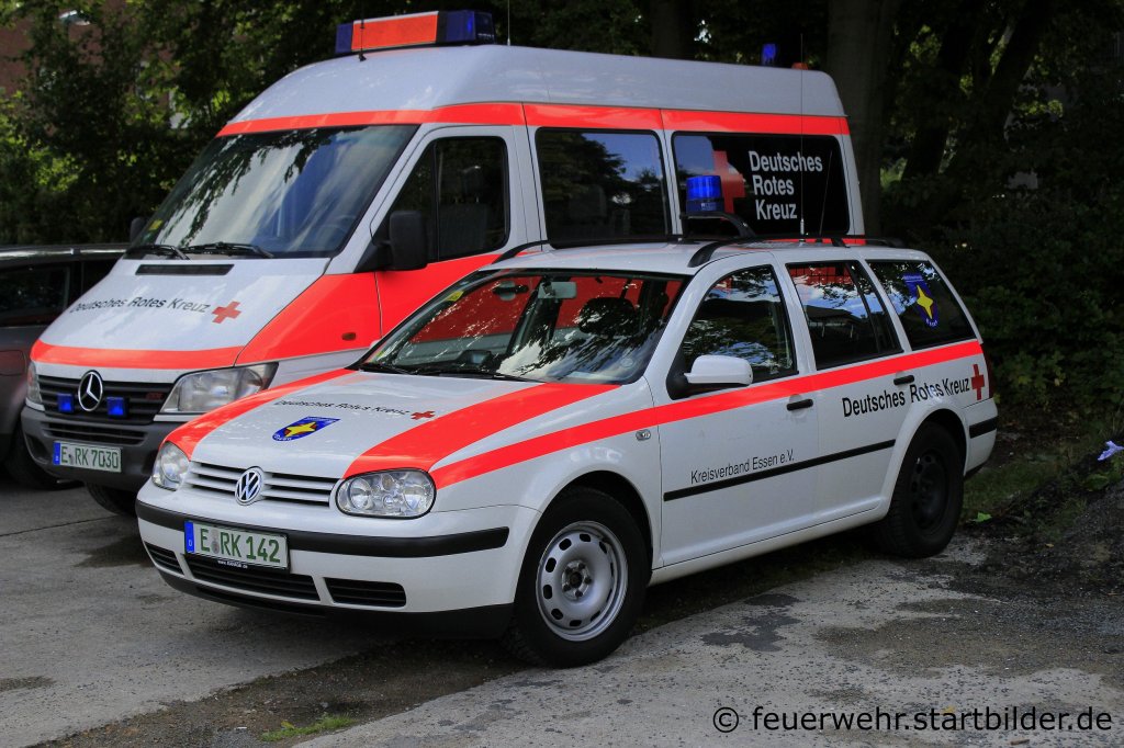 Fahrzeug der Notfallseelsorge des DRK Essen.
Aufgenommen beim Tdot der BF Essen, 25.8.2012.
