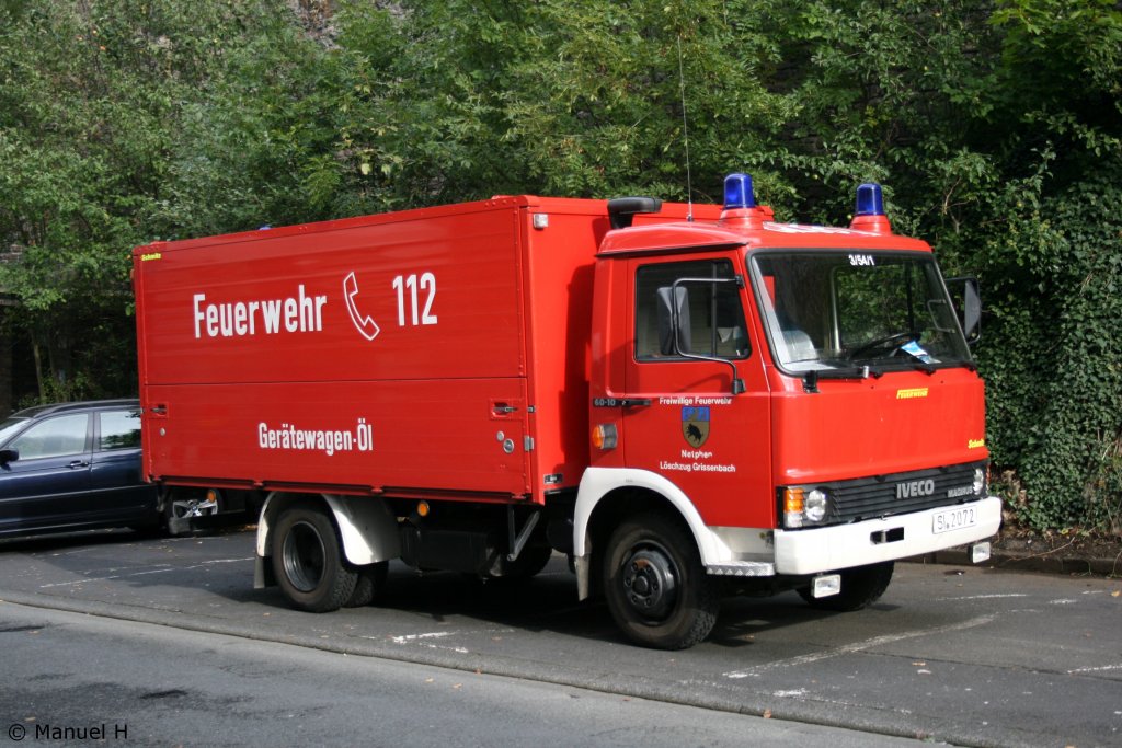 Feuerwehr Netphen
SI 2072
IVECO Magirus
GW-l
Aufgenommen beim NRW Tag in Siegen am, 18.9.2010.

