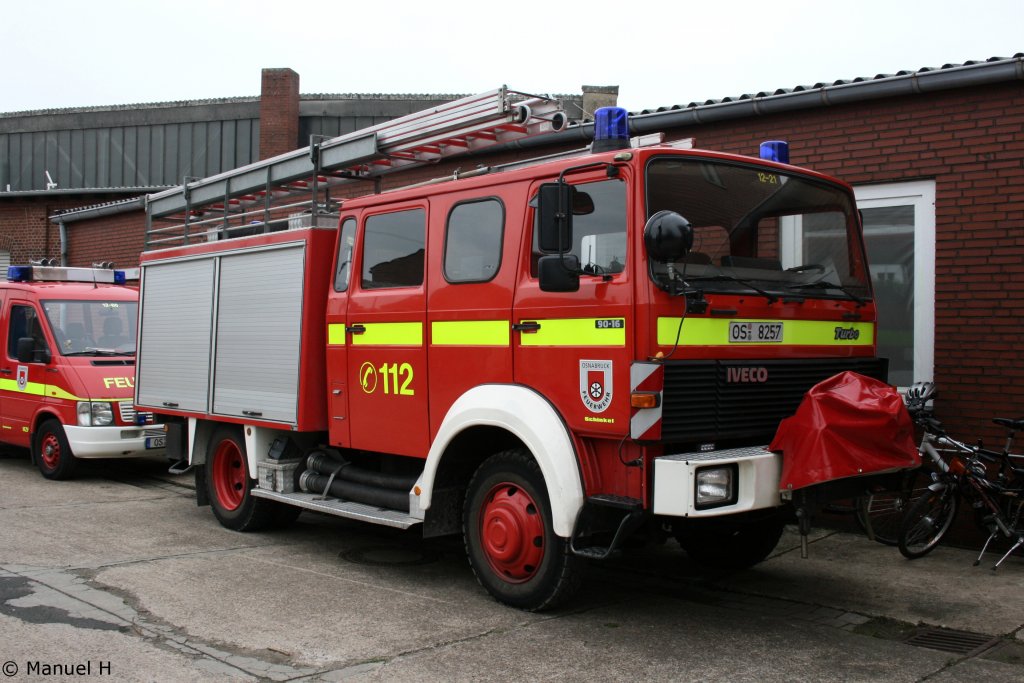 LF 16TS (OS 8257) auf IVECO 90-16AW Turbo der Feuerwehr Osnabrck
Aufgenommen in Osnabrck am 19.9.2010.