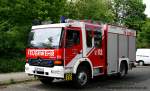 Dieses HLF 20/16 (DU 2614) auf MB Atego 1328 habe ich beim Tag der Offenen Tr der Feuerwehr Duisburg Huckingen aufgenommen.