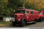 Fahrzeug des Feuerwehrmuseums Hermeskeil.
Aufgenommen beim Jubilum 50 Jahre LFV-Rheinland-Pfalz in Mainz,6.10.2012.

