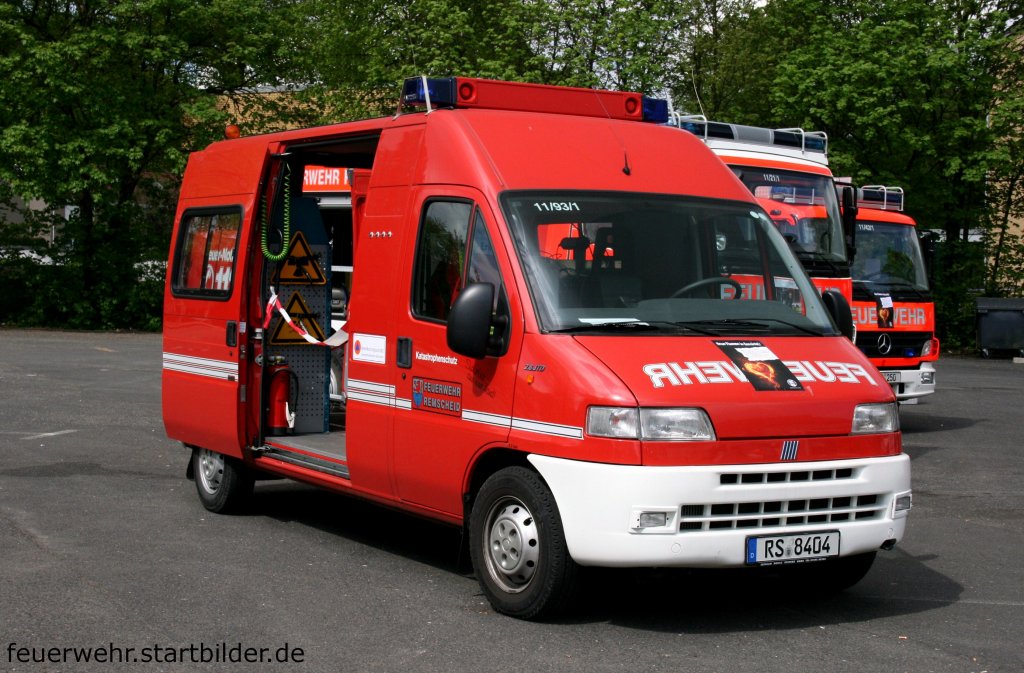 Feuerwehr Remscheid 
Florian Remscheid 11/93/1
RS 8404
ABC Erkundungswagen
Fiat 2.8 JTD
Aufgenommen beim Tag der offen Tr der Feuerwehr Remscheid 1.5.2010.