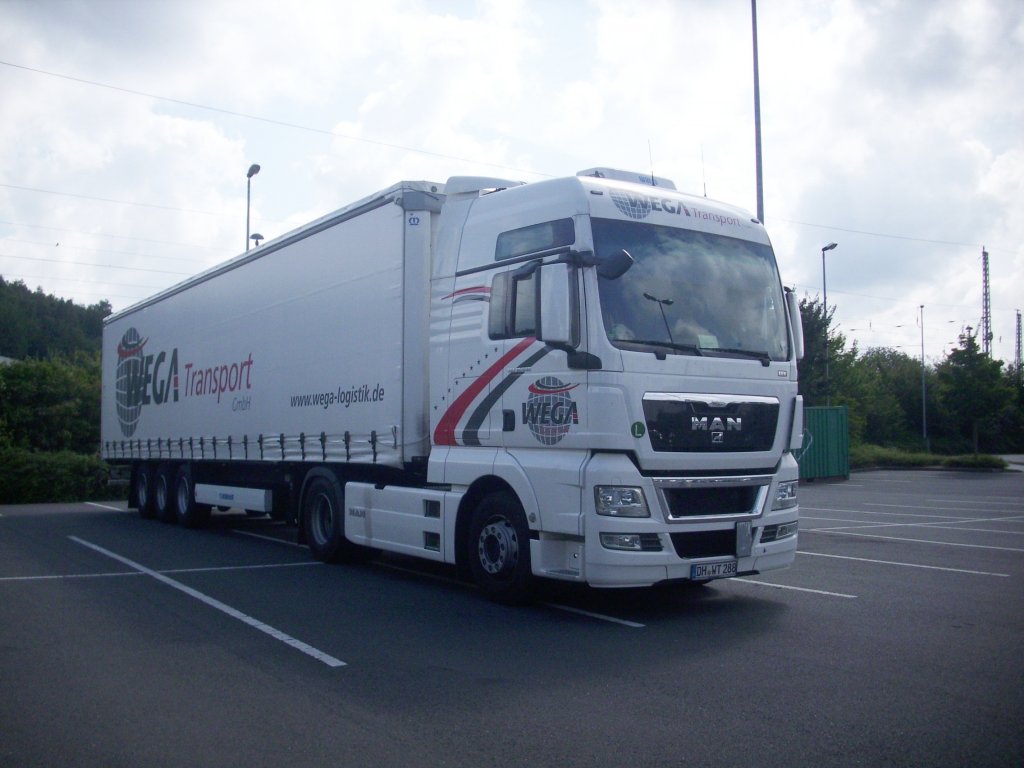 MAN Sattelzug in Bergen.