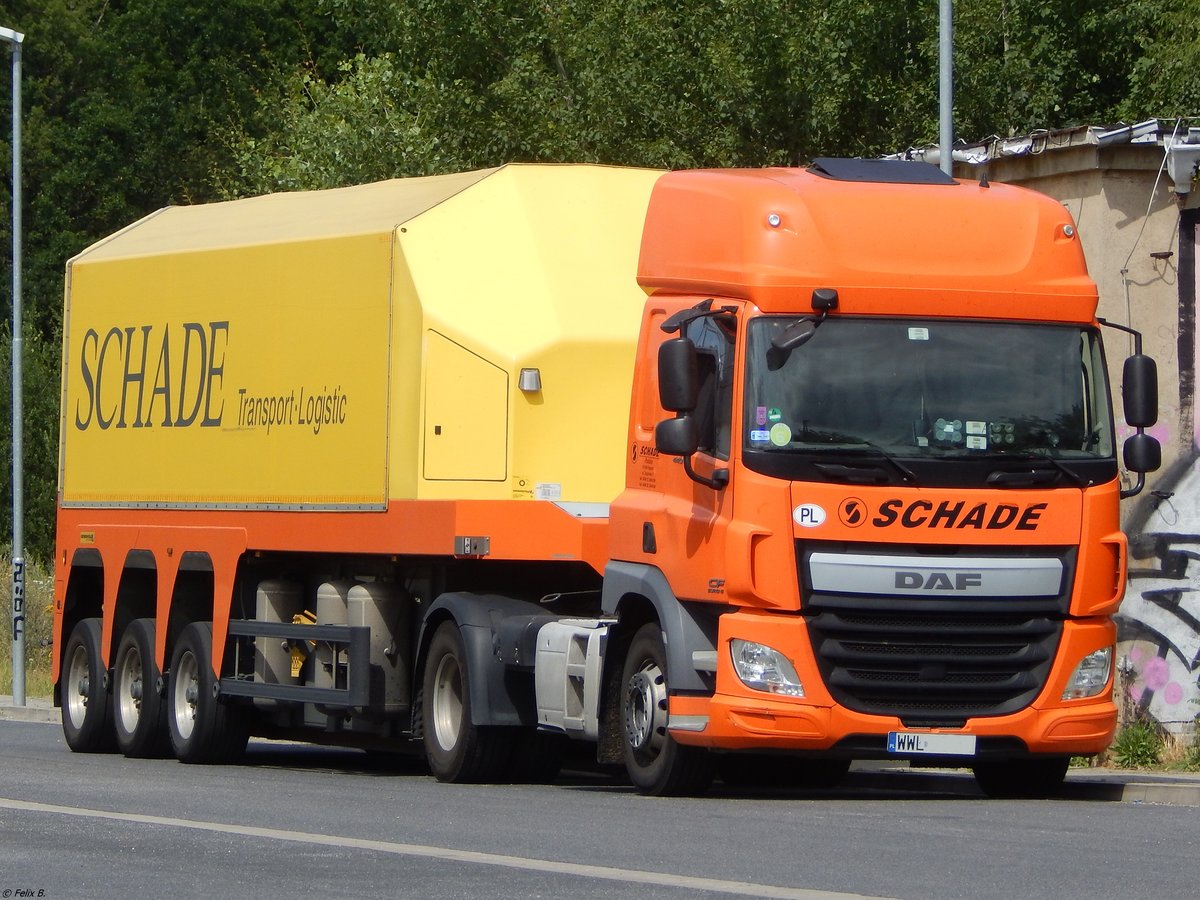 DAF CF Sattelzug aus Polen in Neubrandenburg.