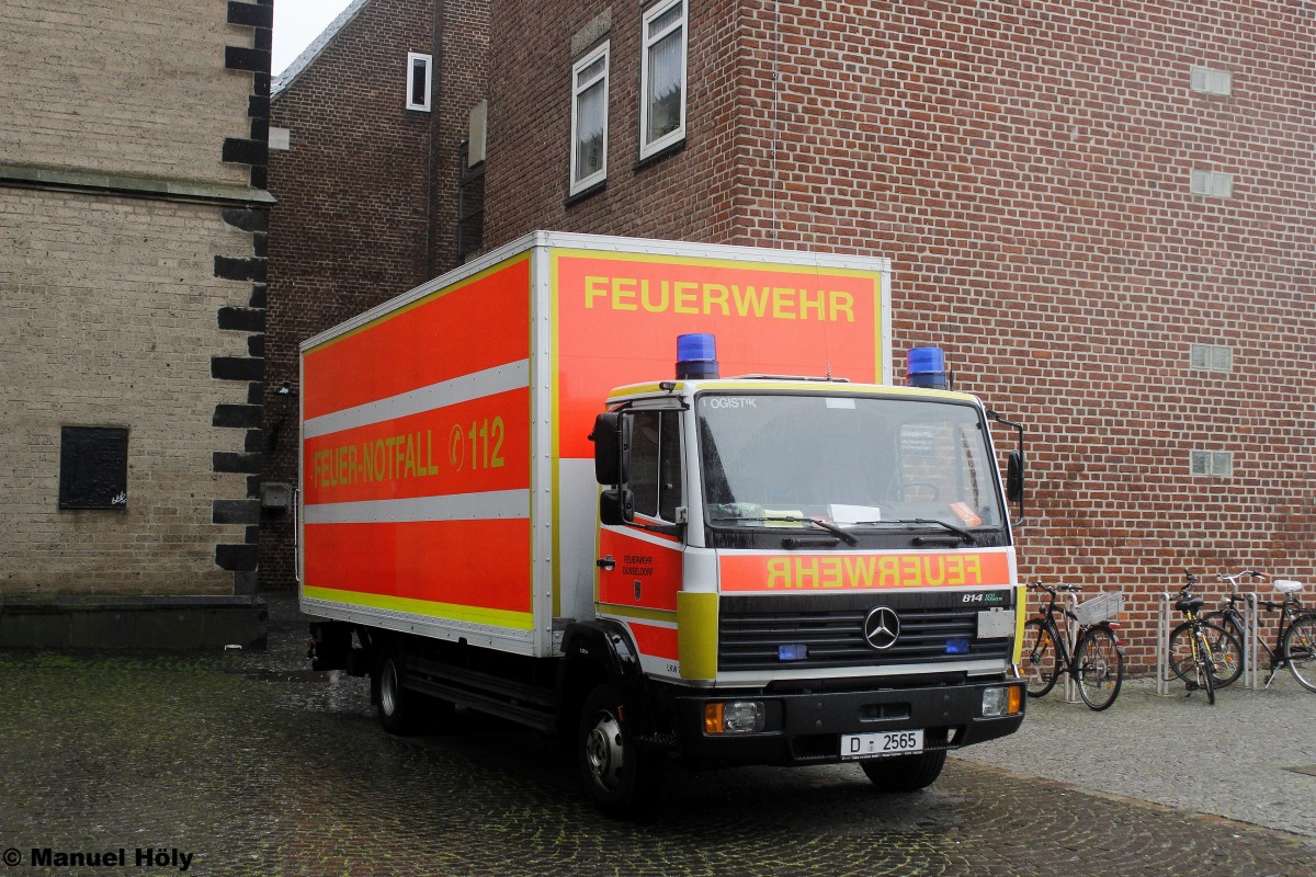 Logistik LKW der Feuerwehr Düsseldorf.