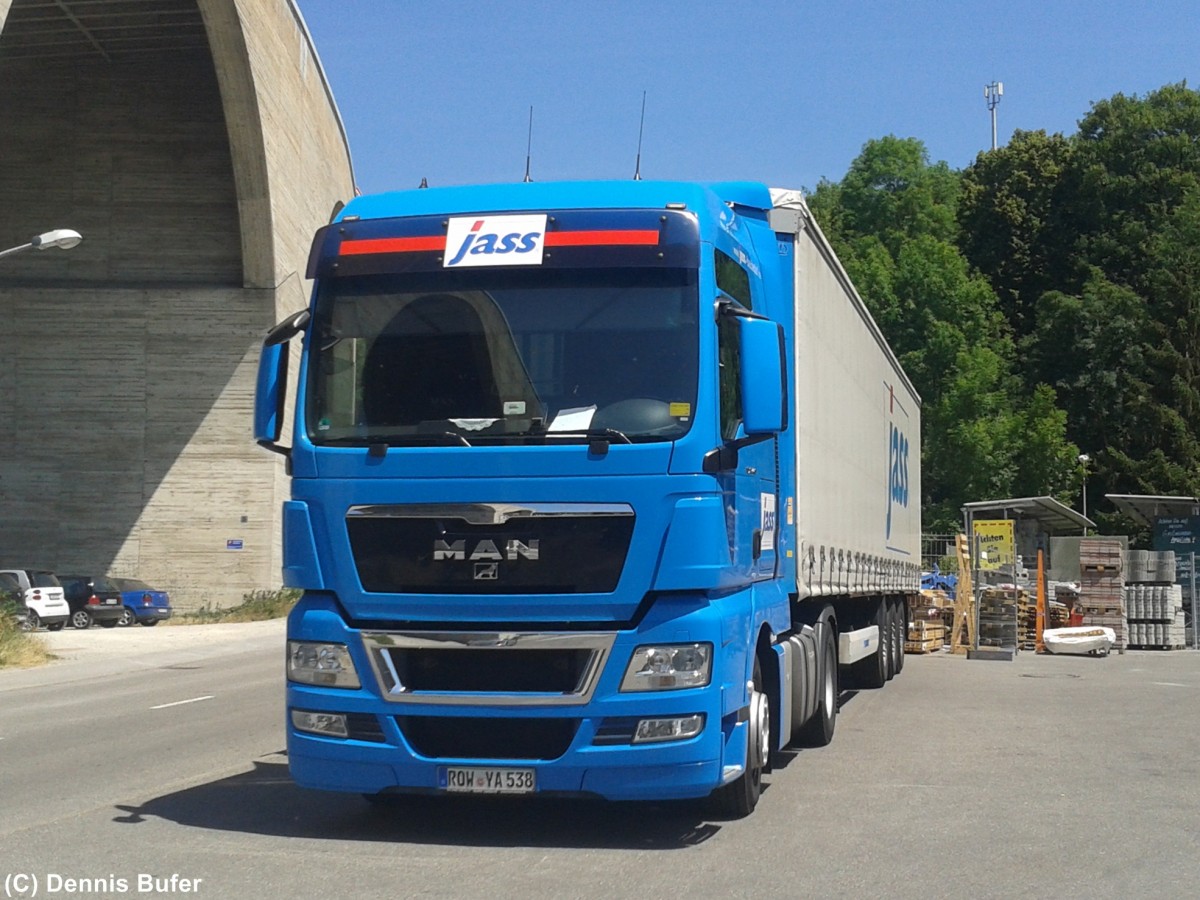 MAN Sattelzug gesehen am 16.07.2013 in Baden-W�rttemberg