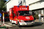 Hier kommt das Infomobil (BN 2261) der Feuerwehr Bonn.