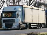DAF XF Sattelzug in Neubrandenburg.