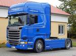 Scania R410 Sattelzugmaschine in Sassnitz.