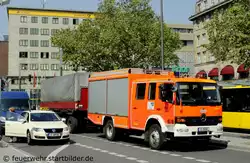 Dieses LF wird von der Feuerwehr Essen als Fahrschulwagen eingesetzt.